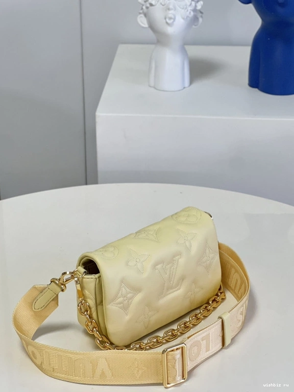 WIS LOUIS WALLET STRAP VUITTON BUBBLEGRAM ON 1210